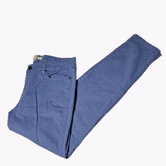 Anthropologie Life in Progress Jeans Womens Size 30 Straight Mid Rise Blue Denim - Picture 1 of 5